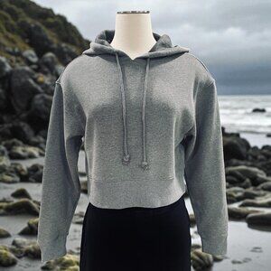 Wild Fable Grey Cropped Hoodie XXS Casual Streetwear Y2K Athleisure Cozy